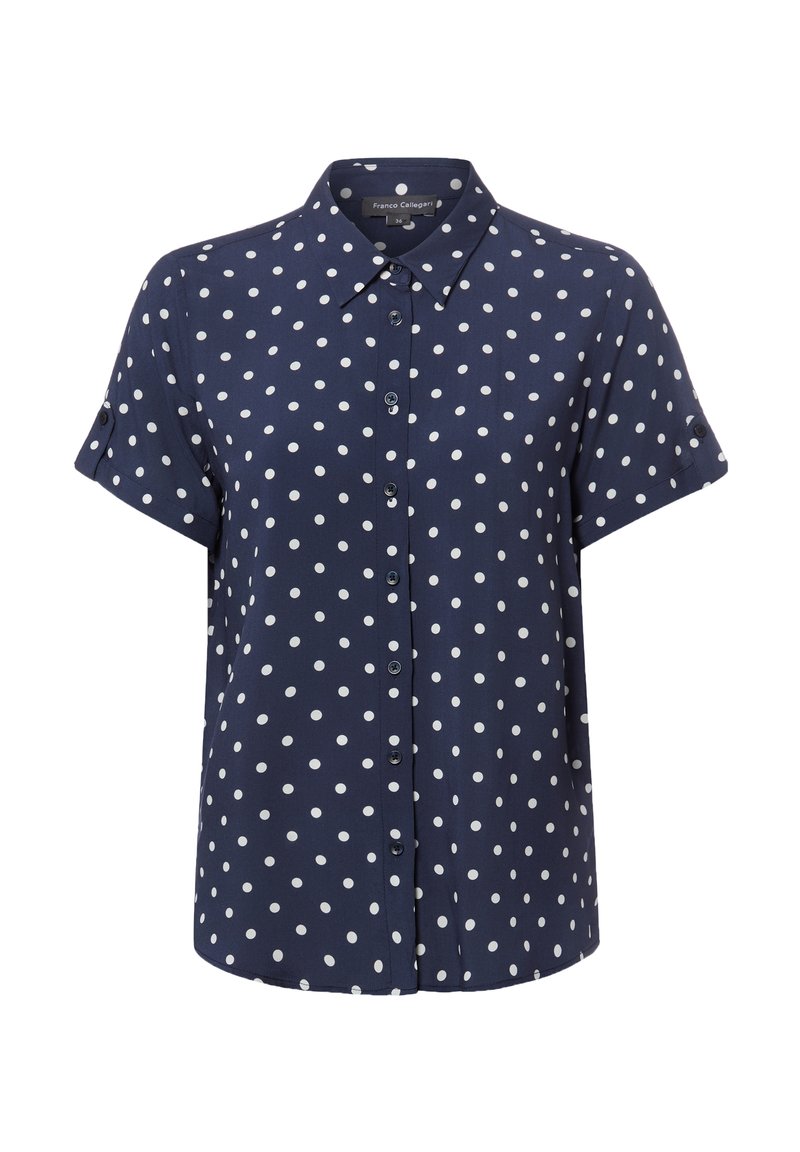 Franco Callegari FRANCO CALLEGARI BLUSE DEBBY - Chemisier - marine/bleu ...