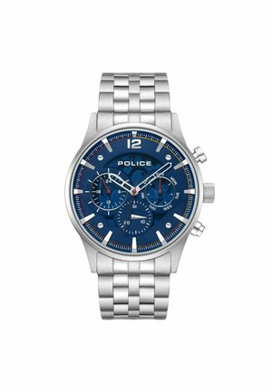 Chronograph watch - blau- und silberfarben