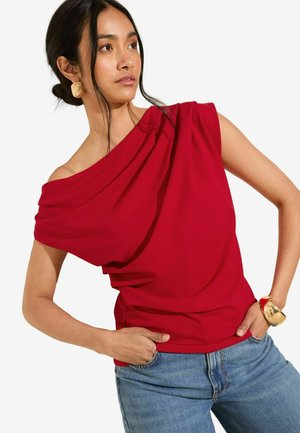 REGULAR FIT - T-Shirt print - red