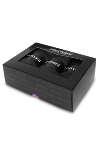 Normani KNEE HIGH SOCKS BI-COLOR - Kniestrümpfe - schwarz/beere