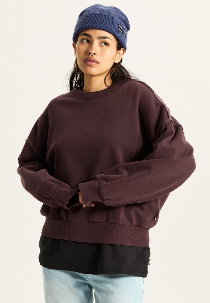 Vans GOT YOUR BACK CREW NECK - Mikina - dark red