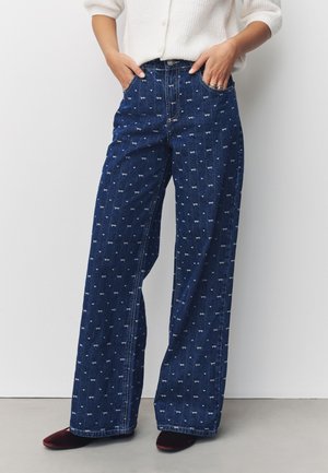 Džínsy s rovným strihom - dark blue