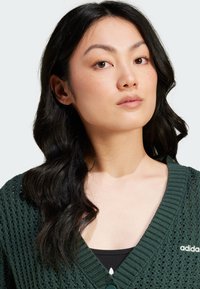 adidas Originals CARDIGAN - Casaco de malha - mineral green