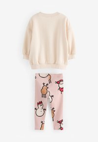 Next CHRISTMAS SET - REGULAR FIT - Leggings - Byxor - cream