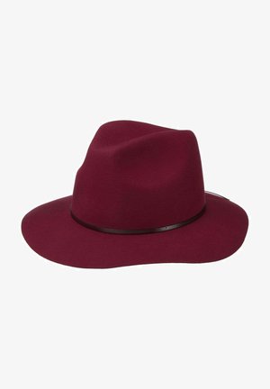 Lierys FINE FEDORA MIT BAND - Hut - bordeaux