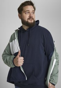 Jack & Jones JJEBASIC HOOD - Felpa con cappuccio - navy blazer