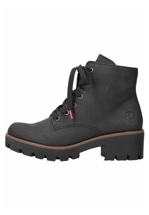 Bottines à lacets - schwarz