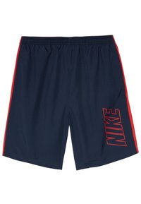 Nike Performance DRY ACADEMY SHORT - Sportovní kraťasy - obsidian/university red