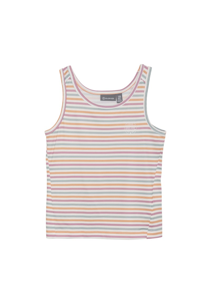 Color Kids AOP - Top - tangerine