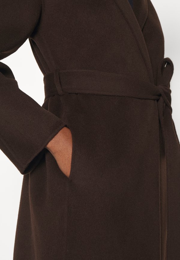 ALEXA COAT - Classic coat - dark choco4
