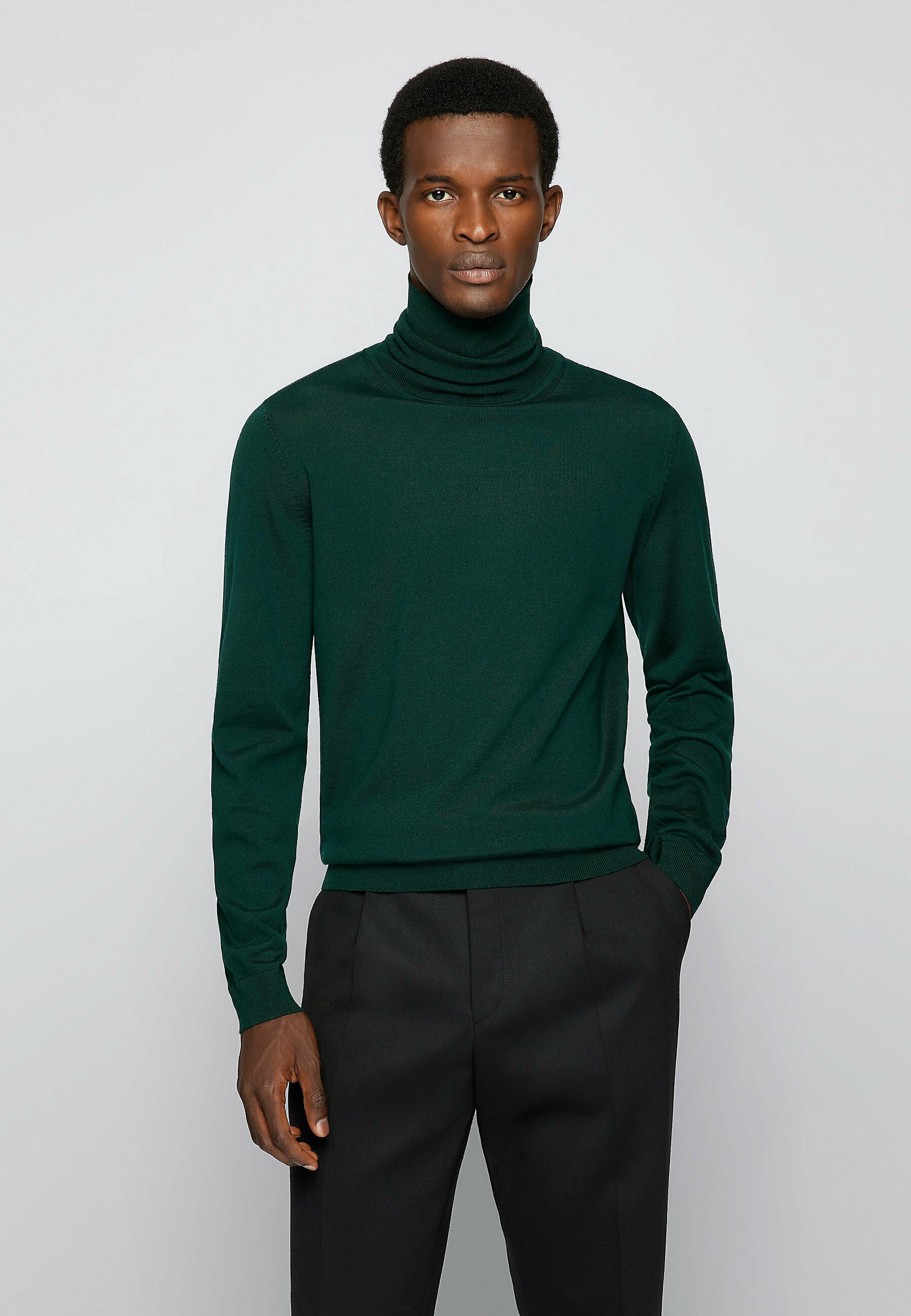 BOSS MUSSO - Jumper - dark green 