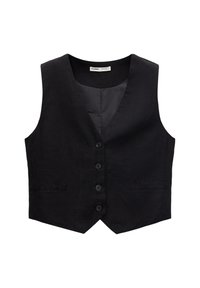 PULL&BEAR Weste - black