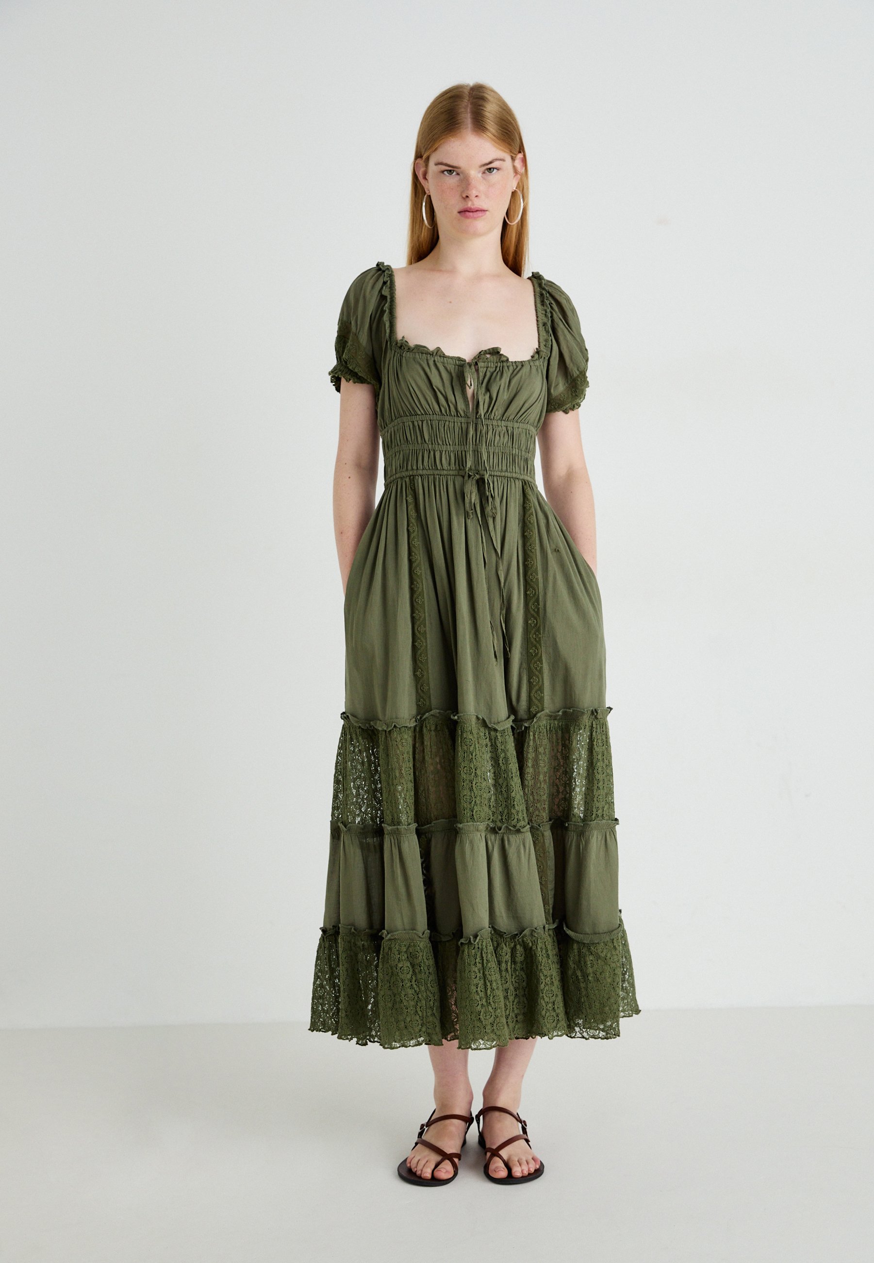 Free People FALLING SUN MIDI - Maxi dress - kelp/green - Zalando.co.uk Free People FALLING SUN MIDI - Maxi dress - kelp/green - Zalando.co.uk