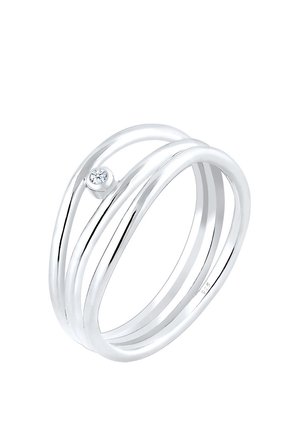 ELEGANT BASIC LAYER - Ringe - silberfarben