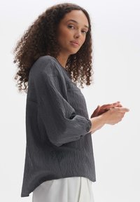 OPUS FINTRA - Button-down blouse - black