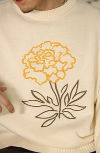 Kaotiko CAMELIA UNISEX - Svetrík - ivory