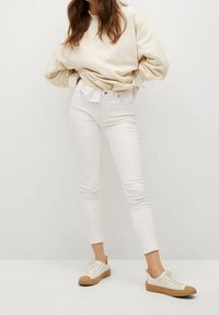 Mango Vaqueros pitillo - white