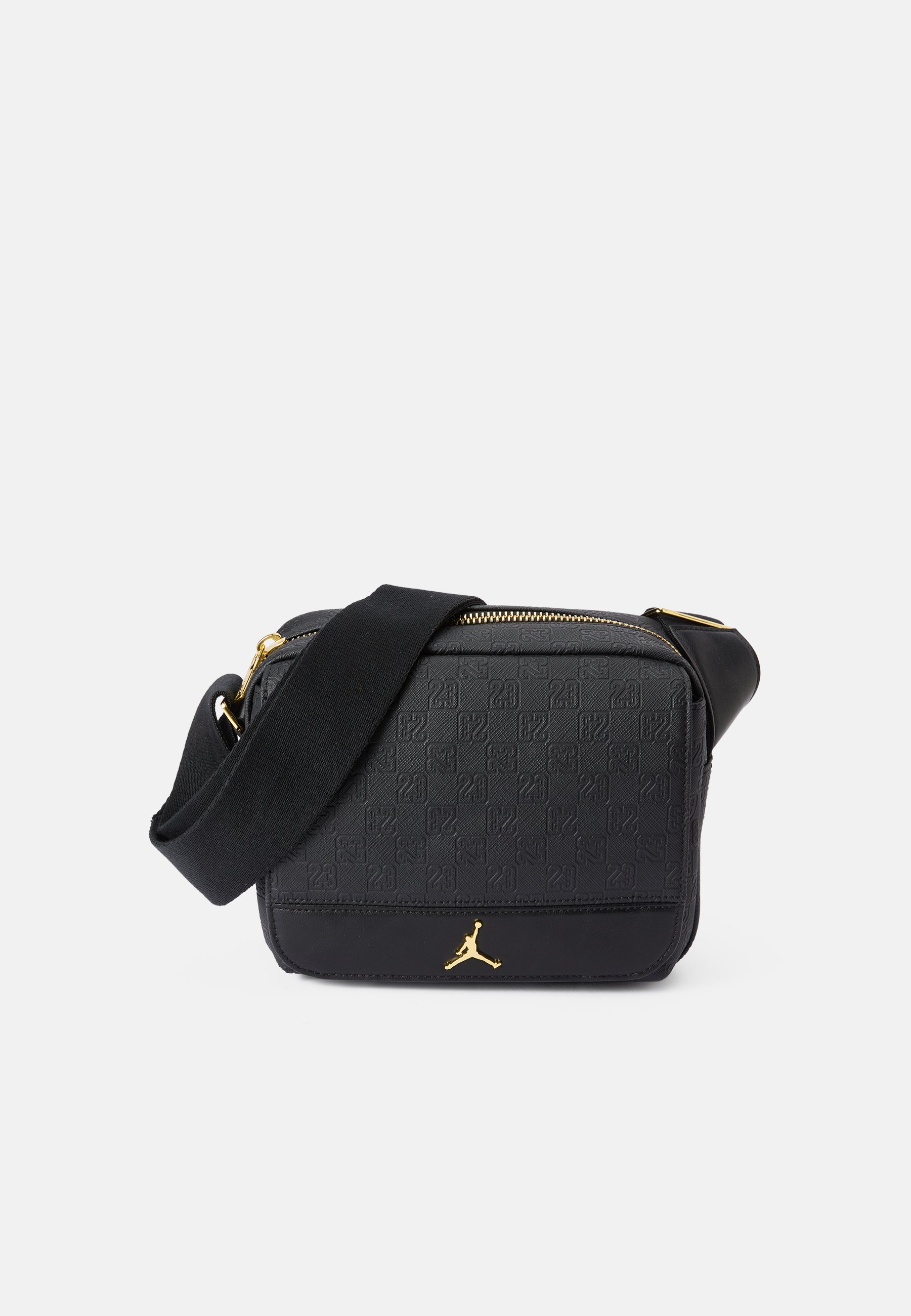Jordan JAM MONOGRAM MINI MESSENGER BAG - Cross body bag - black