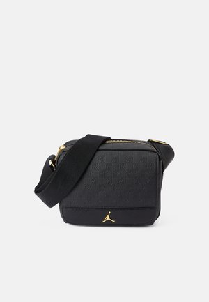 JAM MONOGRAM MINI MESSENGER BAG - Torba preko tijela - black/gold-coloured