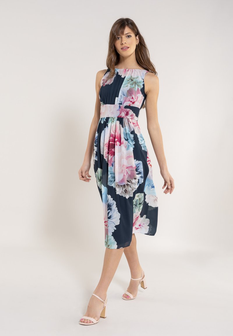 Swing - Day dress - navy / multi, Enlarge