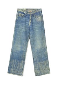 Džíny Relaxed Fit - blau gelb