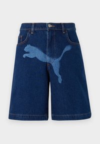 ROCKY UNISEX - Jeans Shorts - dark blue denim