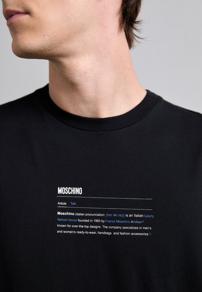 MOSCHINO TAPE - T-shirts med print - nero