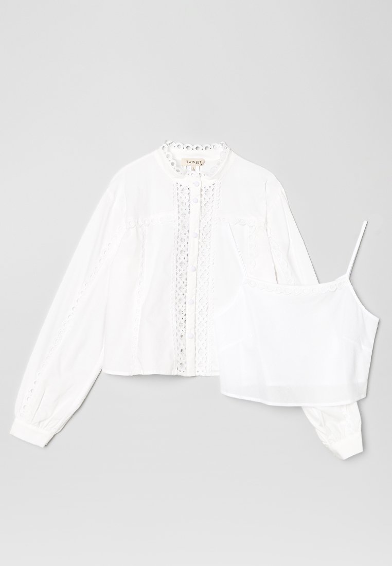 TWINSET Overhemdblouse wit TWINSET Overhemdblouse wit