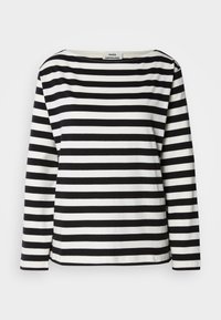 SILKE TEE - Top s dlhým rukávom - black/vanilla ice