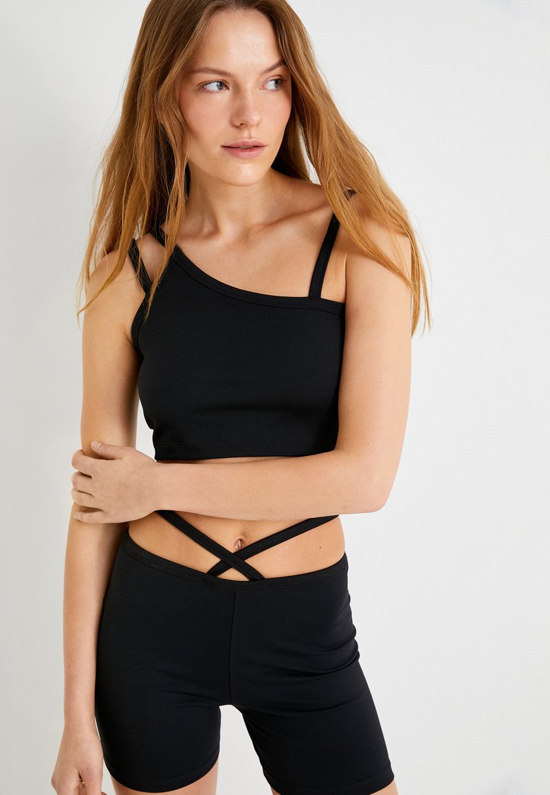 Koton ASYMMETRIC STRAPS - Alustoppi - black