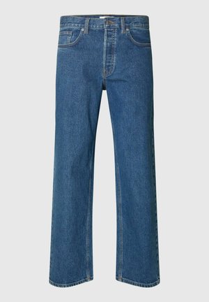 Selected Homme LOOSE BEN KORI - Jeans Straight Leg - medium blue denim