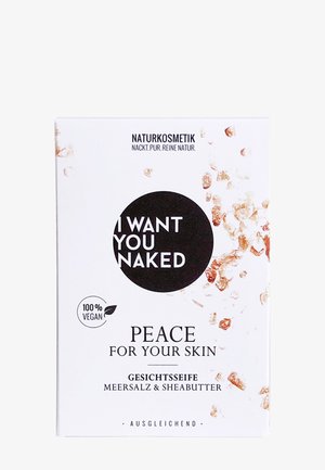 I WANT YOU NAKED PEACE FOR YOUR SKIN  - Savon en barre - meersalz & sheabutter