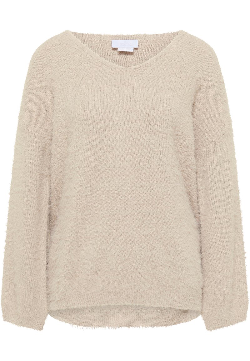 Damen Strickjacken | usha USHA LYNNEA Strickpullover stein - FT66495 Damen Strickjacken | usha USHA LYNNEA Strickpullover stein - FT66495