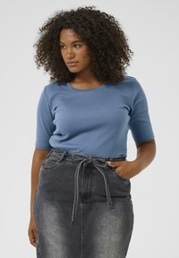 Kaffe Curve CARINA - Basic T-shirt - bering sea
