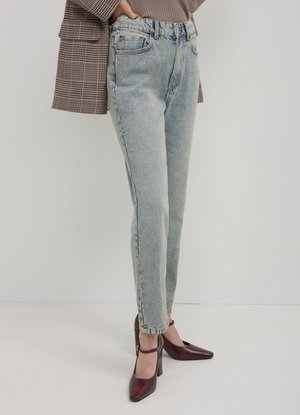 MOM FIT - Jeans baggy - blu