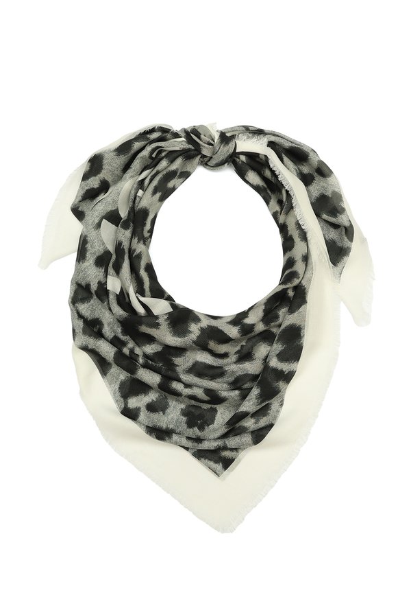 LEPPO LARGE SQUARE - Tuch - charcoal