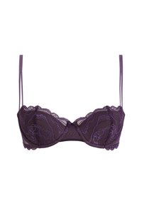 LIGHTLY LINED BALCONETTE SENSUAL STRETCH LACE - Balconette bra - nightshade