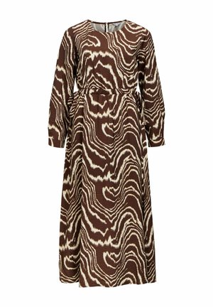 Object, MAXI DRESS PRINTED - Maksikleit - seal brown