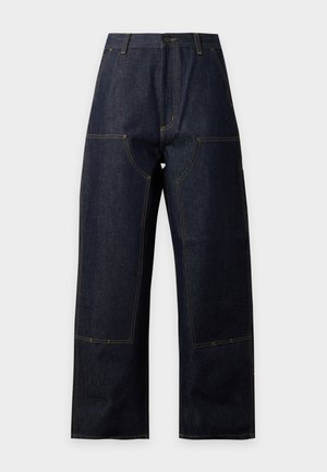 Carhartt WIP, BRANDON DOUBLE KNEE PANT  - Τζιν χαλαρής εφαρμογής - blue rigid