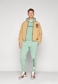 Timberland KENNEBEC RIVER BRUSHED BACK - Spodnji deli trenirk - granite green