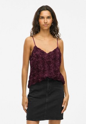 VIFLORAS TRÄGER - Bluse - fig