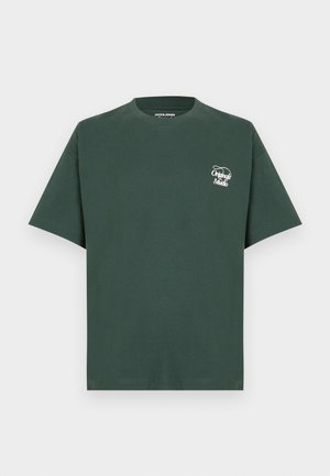Jack & Jones, JORNIAGARA TEE CREW NECK - Print T-shirt - sycamore