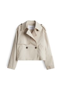 LOOSE FIT TWILL - Trenchcoat - natural glaze