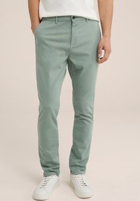 WE Fashion THE JOG - Pantaloni chino - green