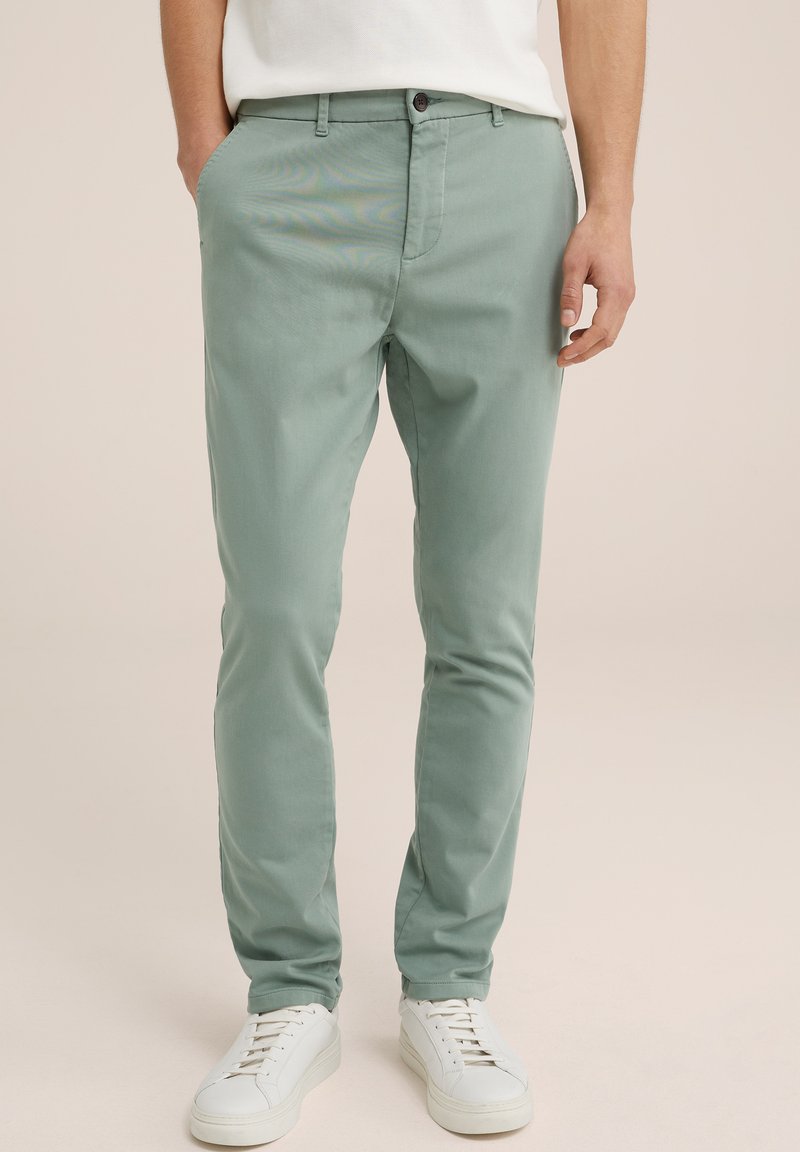WE Fashion THE JOG - Pantaloni chino - green