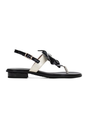 Hispanitas IBIZA - Sandalias de dedo - black white