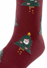 FALKE SANTAS SPACEROCKET - Socken - ruby