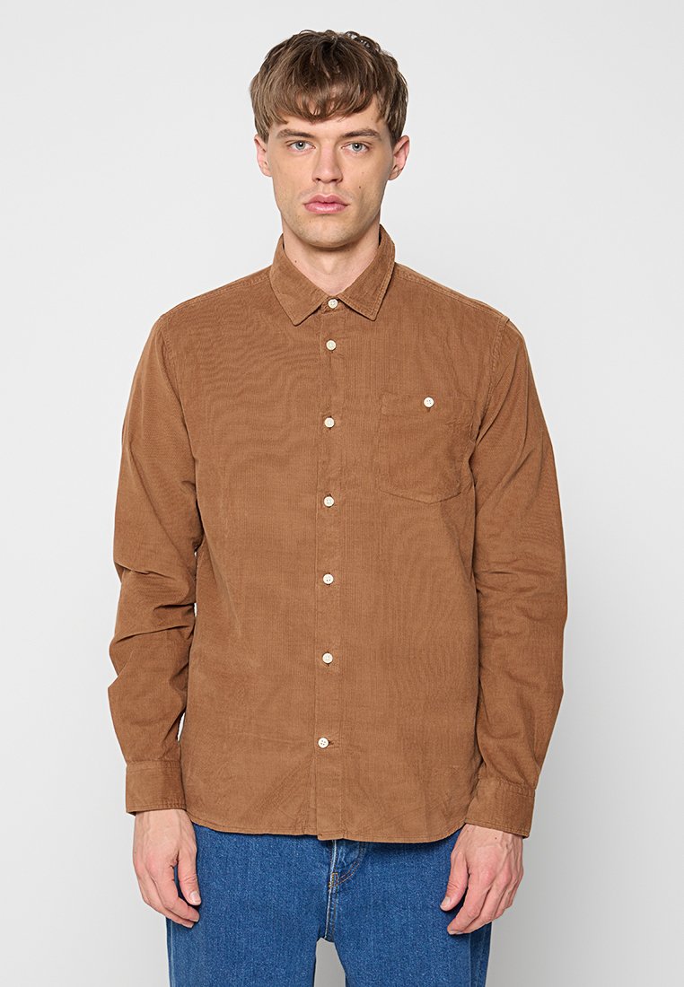 KnowledgeCotton Apparel Overhemd bruin KnowledgeCotton Apparel Overhemd bruin