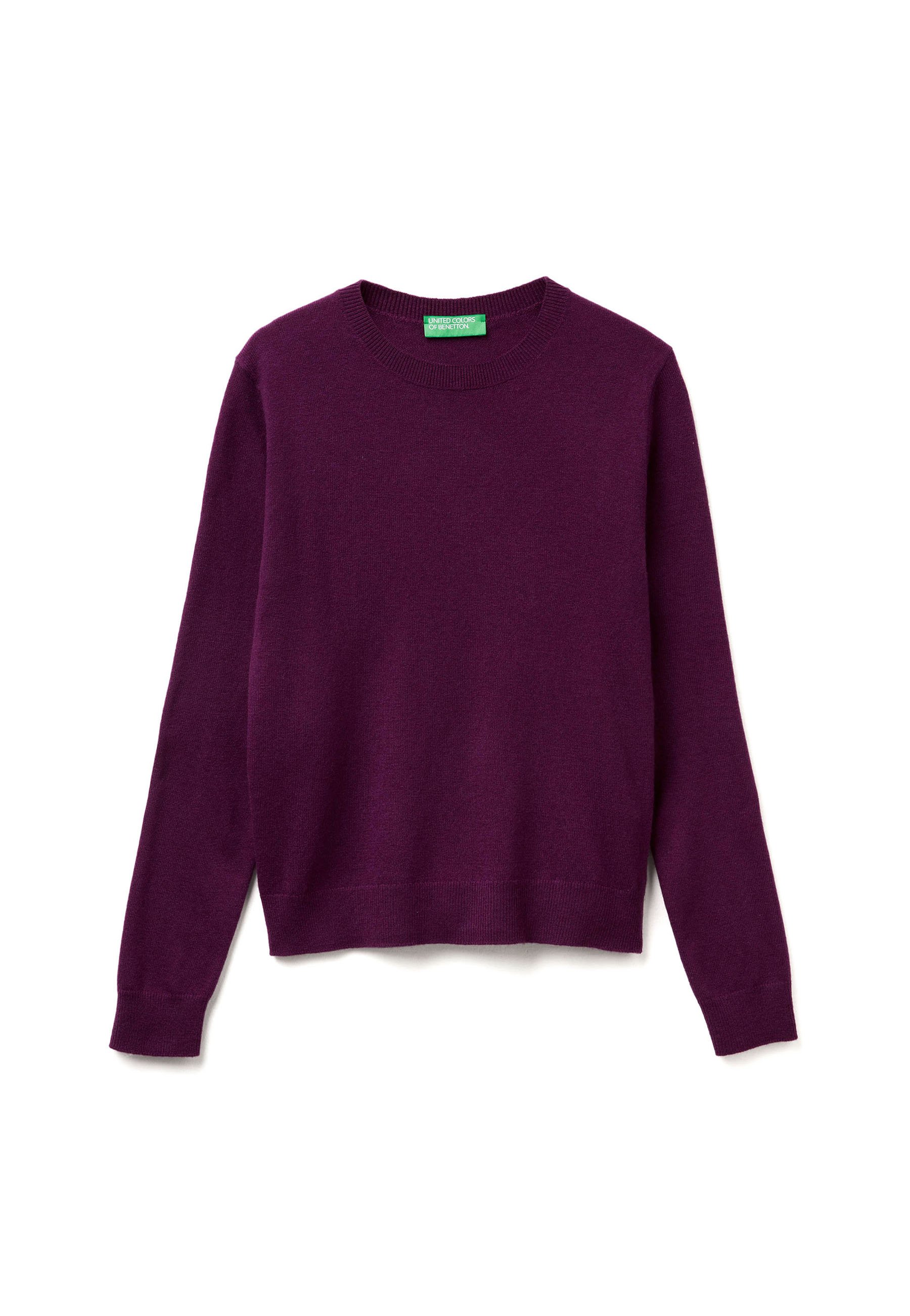 Shetland Wool Benetton Pullover Damen Merino United Colors Of