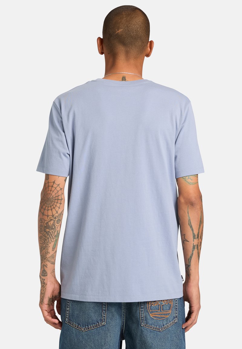 Timberland KENNEBEC RIVER TREE LOGO SHORT SLEEVE TEE - Triko s potiskem - medium blue